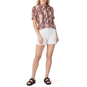 J Brand Jules Denim High Rise Cut-Offs Jeans Shorts Size 26